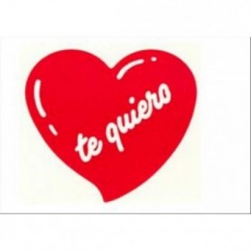COR TE QUIERO 42mm 250u  ADHESIU