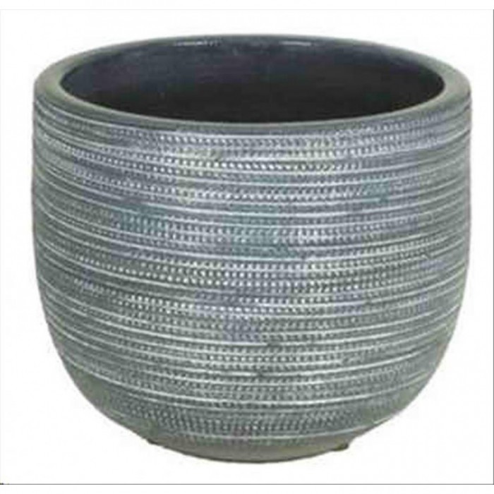 CERAMICA POT CABO D17 H14CM ANTRACITA