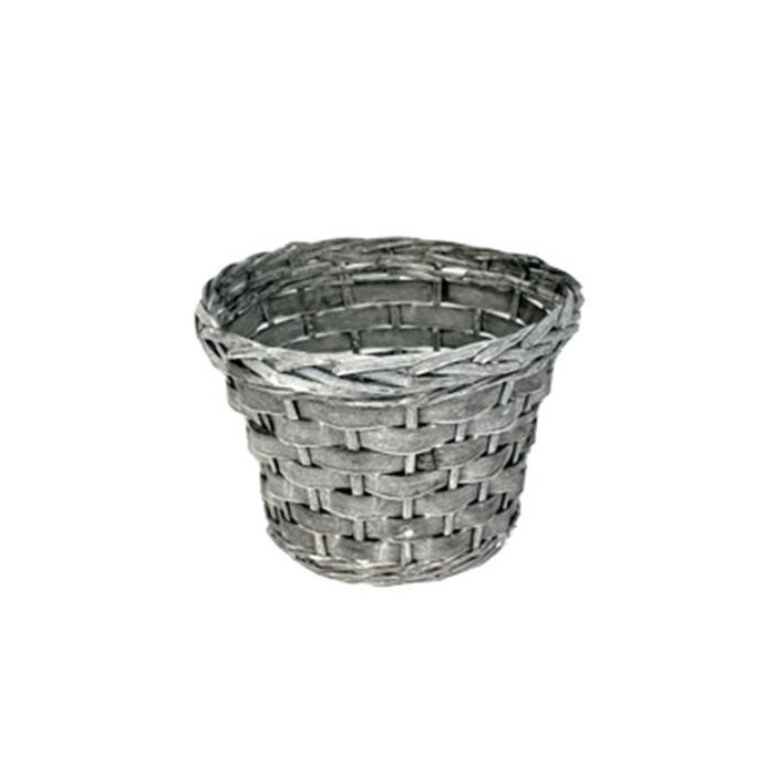 CESTA MANILA Gris D28xH20cm