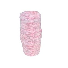 RAFIA BOBINA CORAZONES 200m.ROSA