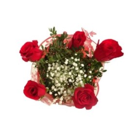FLOR, BOUQUET LOVE 5 roses