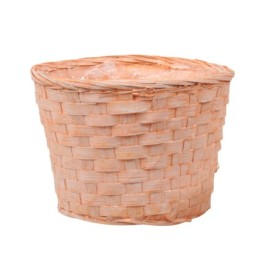 CESTA REDONDA NARANJA D19cm