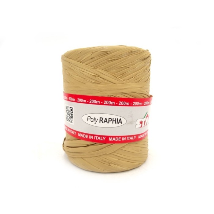 RAFIA BOBINA 200 m MOKA