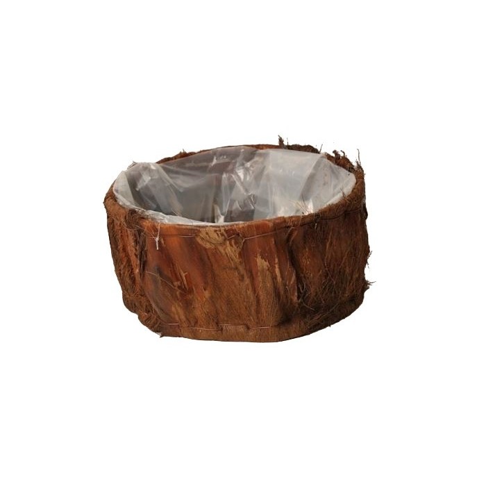 BOL REDONDO FORRADO COCO D23xH10,5cm