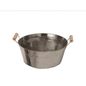 BOL ZINC ASAS MADERA D29 H11.5cm