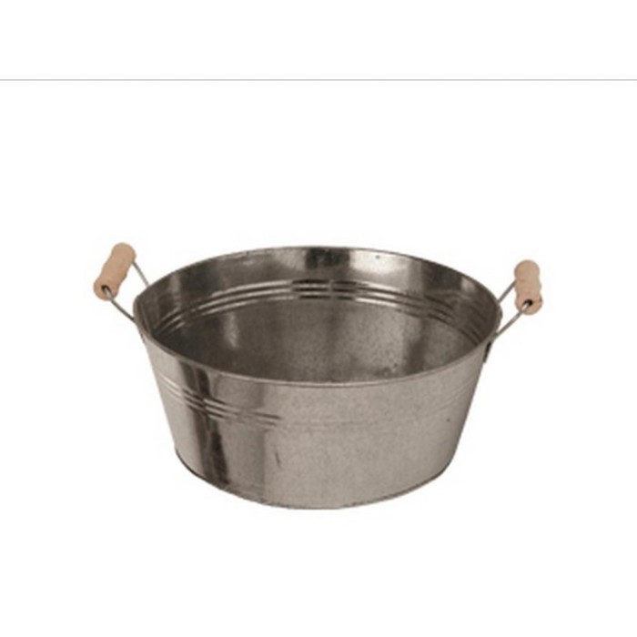 BOL ZINC ASAS MADERA D29 H11.5cm