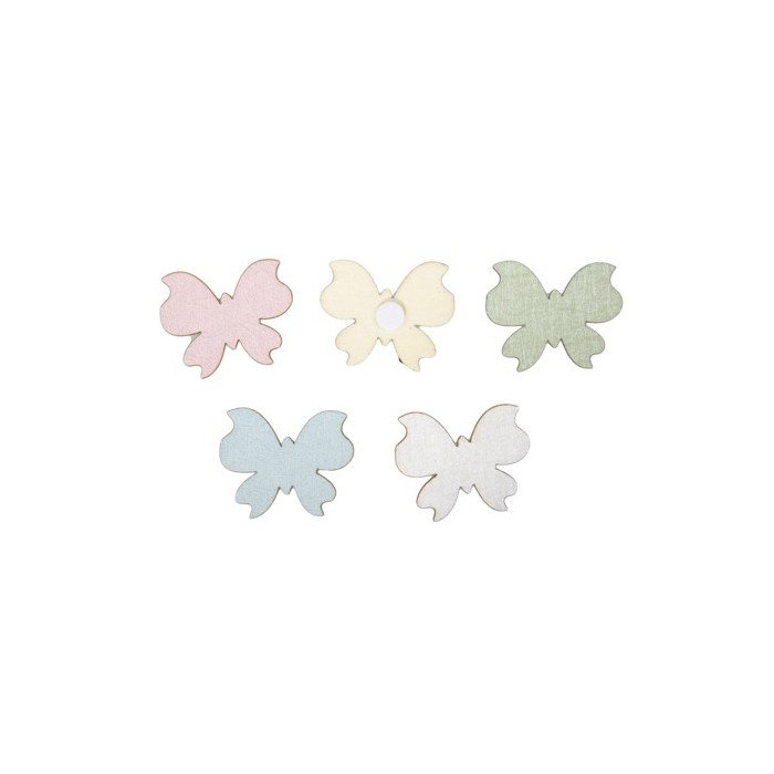 MARIPOSAS ADHESIVAS 12uni 4cm