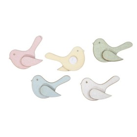 PAJAROS ADHESIVOS 12UNI 4.5cm
