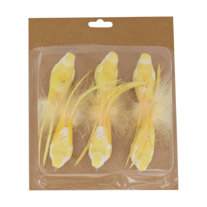 PAJARO CLIP AMARILLO 6u 12x2.5x3.5