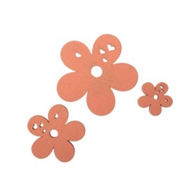 FLORS TARONGES FUSTA 20 UNI (3 mides) 3/5/7cm