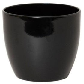 CERAMICA POT BOULE D13.5 H12CM NEGRA ES12