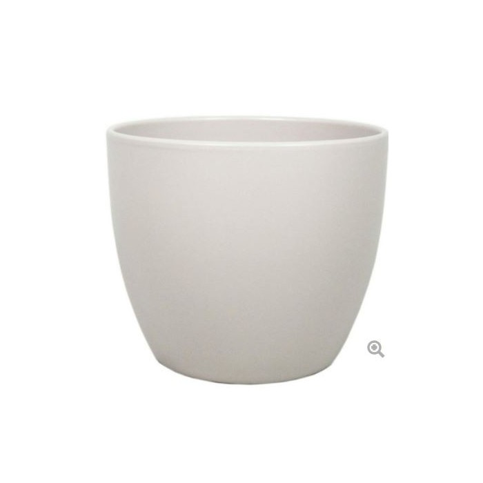 CERAMICA POT BOULE D22.5 H19.5CM TAUPE ES19