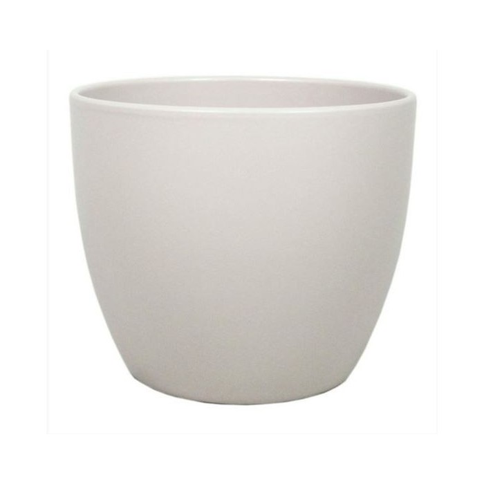 CERAMICA POT BOULE D25 H22.5CM TAUPE ES21