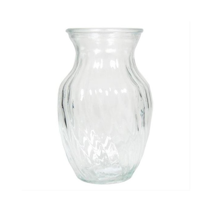 CRISTAL JARRON SWIRL D10/13 H20cm