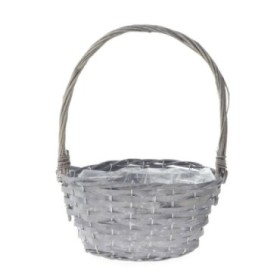 CISTELL NANSA 25x17X13cm GRIS