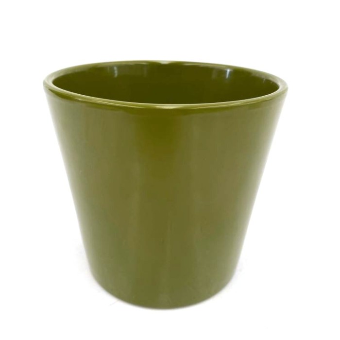 CERAMICA SUNSET VERD OLIVA D13.5 H12.5CM ES12