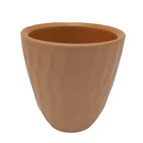 CERAMICA ORQUIDIA SOFT TARONJA D14 H15CM