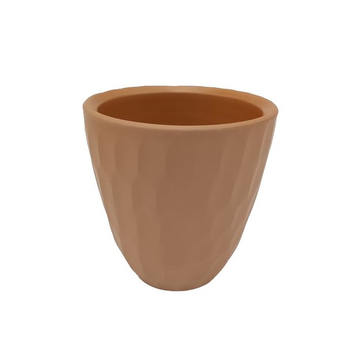 CERAMICA ORQUIDIA SOFT TARONJA D14 H15CM
