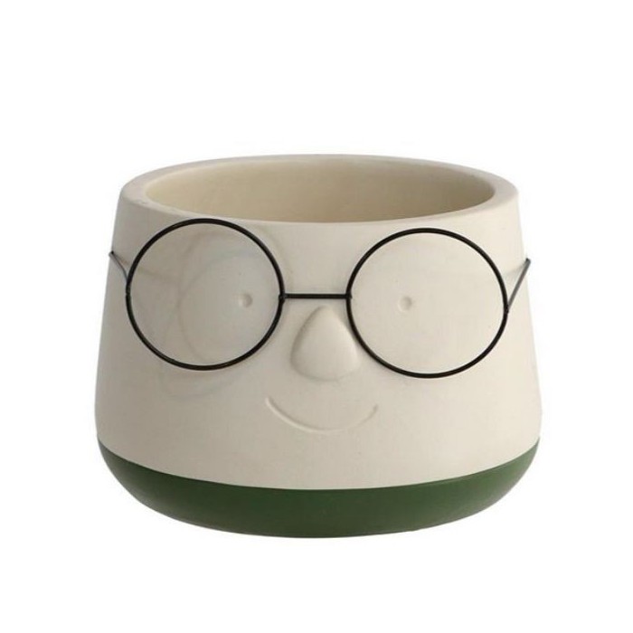 CERAMICA POT ULLERES VERD Ø13,5 h.9 cm