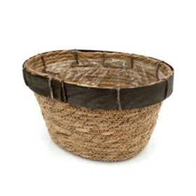 CESTA OVAL PAJA D28.5*23 H17cm