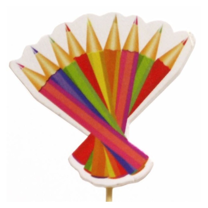 PICK LAPICES MADERA  7cm PAL DE 50cm 5 UNI