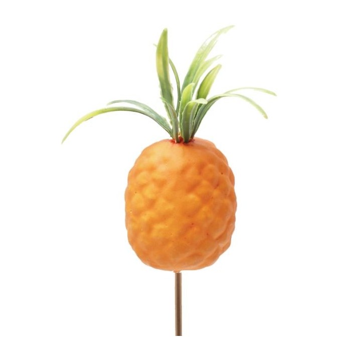 PICK PINYA TARONJA 8cm PAL DE 50cm 10 UNI