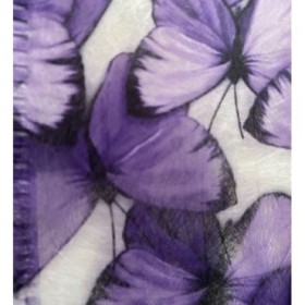 CINTA FIBRA LILA MARIPOSAS 70mm x 25m