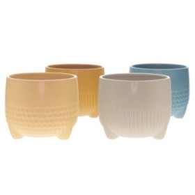 CERAMICA LIAM Ø12xH10,6cm ES10,5 surtido x4