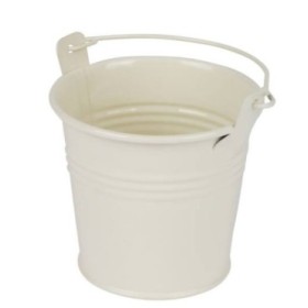 CUBO ZINC CREMA ES7 D8.2xH7.2cm