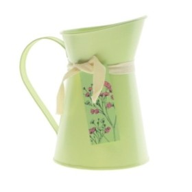 LECHERA ZINC VERDE D12.5/13xH19.5cm