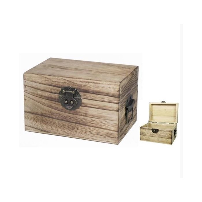 CAJETA DE MADERA CON TAPA 16x11x10cm