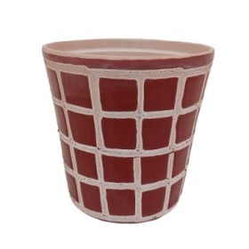 CERAMICA AMY ROJO D13 H13CM