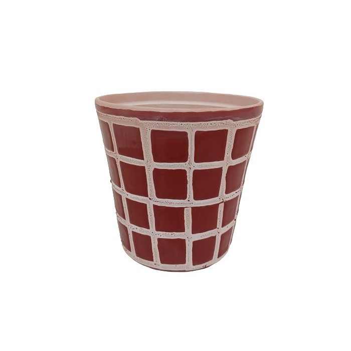 CERAMICA AMY VERMELL D13 H13CM