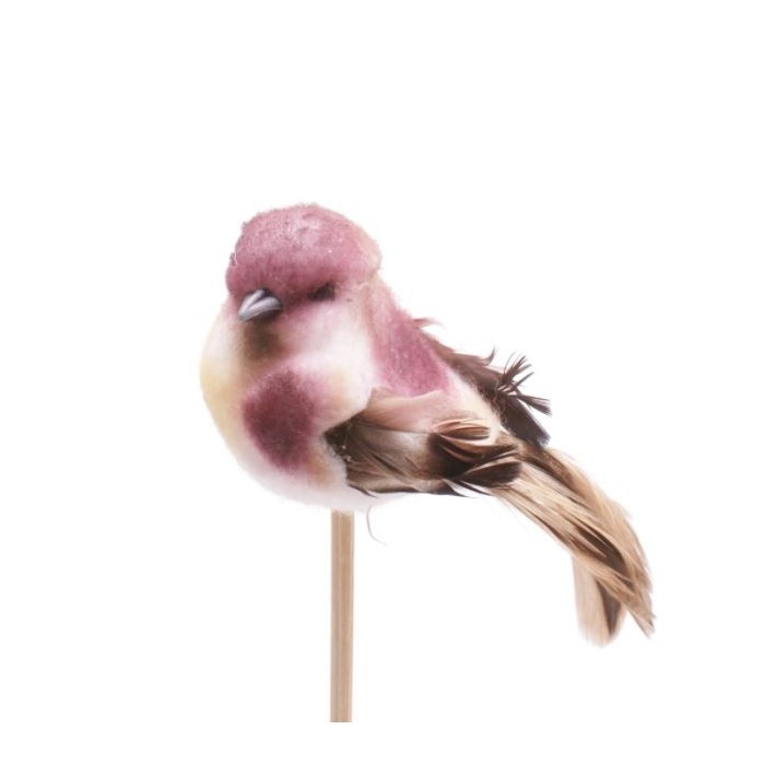 PICK PAJARO LILA  6.5cm/50cm x10uni