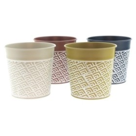 TIESTO ZINC LUZ D13/9,7xH12cm ES12 4 MODELOS