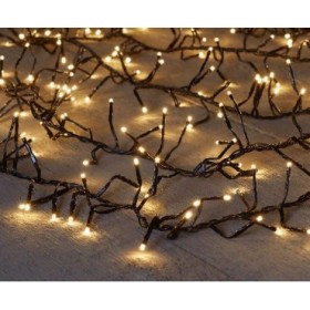 LUCES ARBOL EXT 768LEDS/10M WARM WHITE 1,6-1,9M