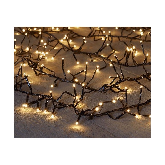 LUCES ARBOL EXT 768LEDS/10M WARM WHITE 1,6-1,9M