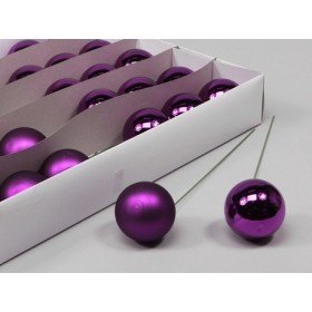 BOLAS ALAMBRADAS 50mm Ciruela combi 30