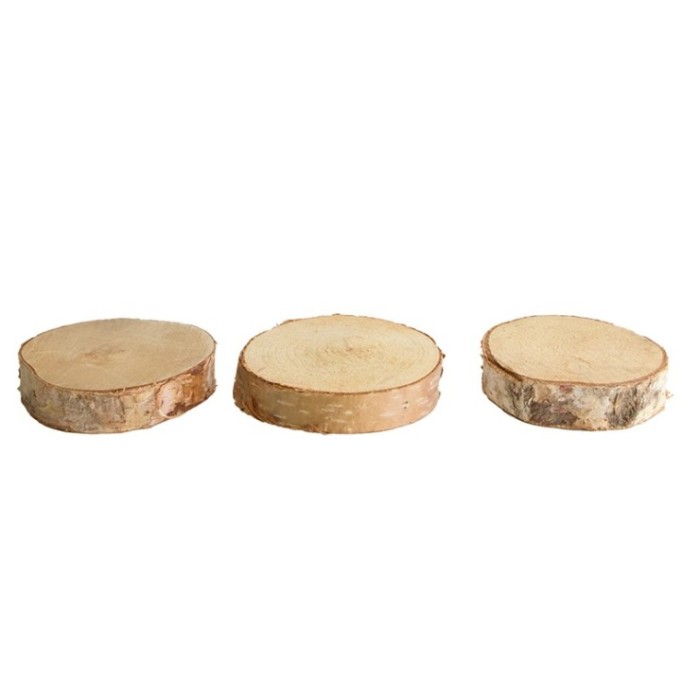 DISCS RODO BEDOLL 8-11cm 3UNITATS Natural