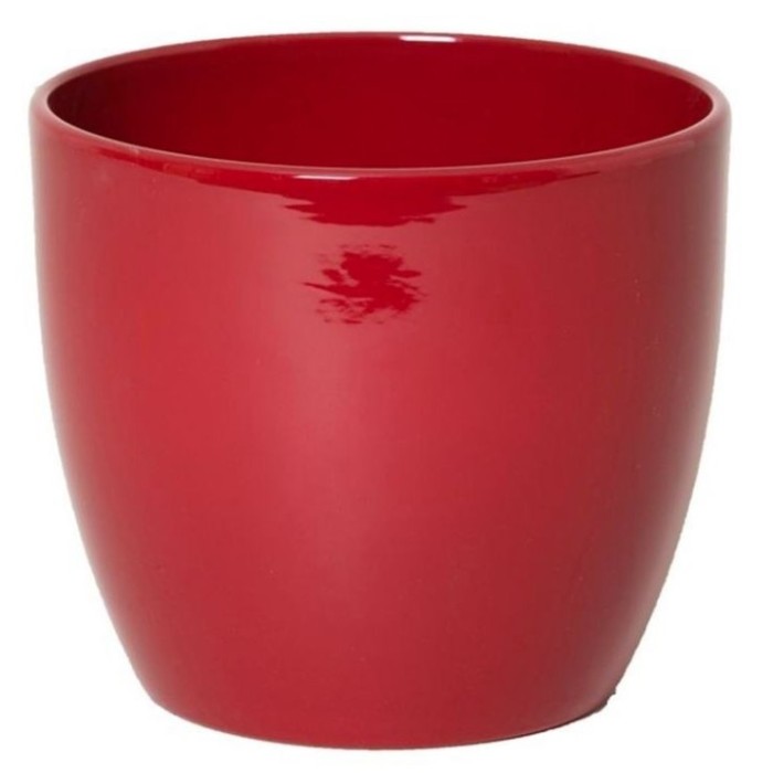 CERAMICA POT BOULE D12 H9.8CM BURDEOS ES10.5