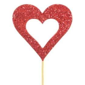 PICK PARTY LOVE 9cm ROJO PALO 50cm x10