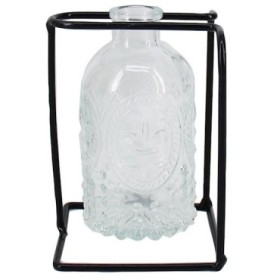 ESTRUCTURA METALICA AMB AMPOLLA D8.5x10 H14.5CM