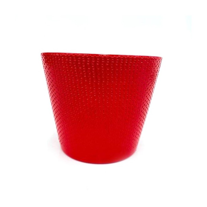 CERAMICA TEST D17.5 H14cm VERMELL CIRERA ES10.5