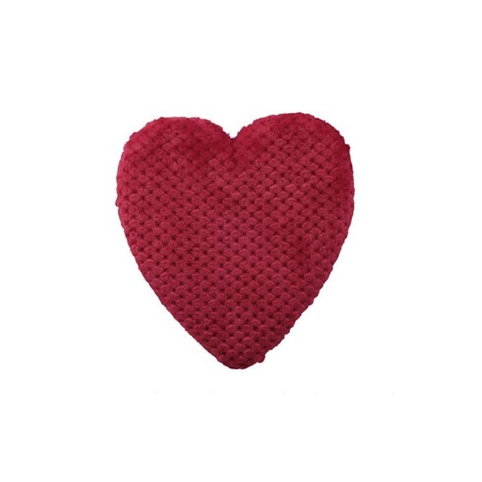 COLG CORAZON PELUDO ROJO 25CM