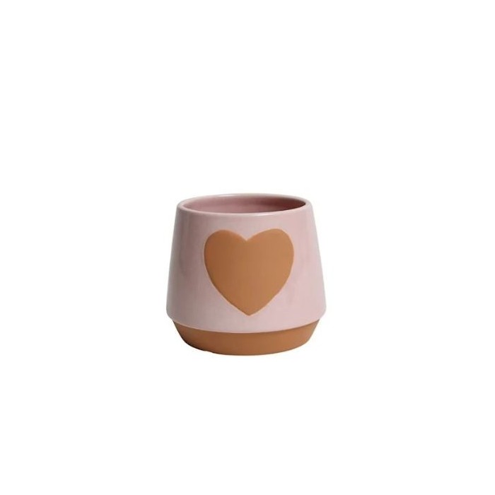 CERAMICA ROSA COR D13 H11cm ES10.5