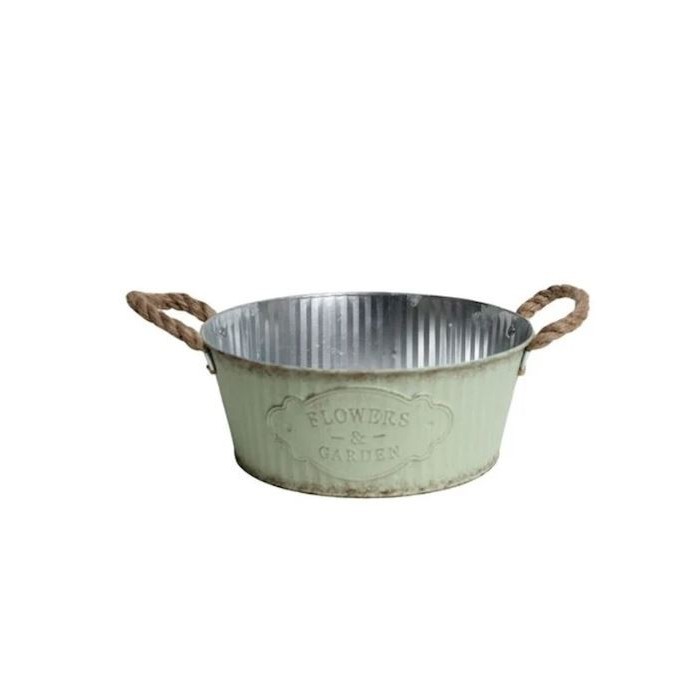 BOL ZINC VERD CLAR D25x10,5cm