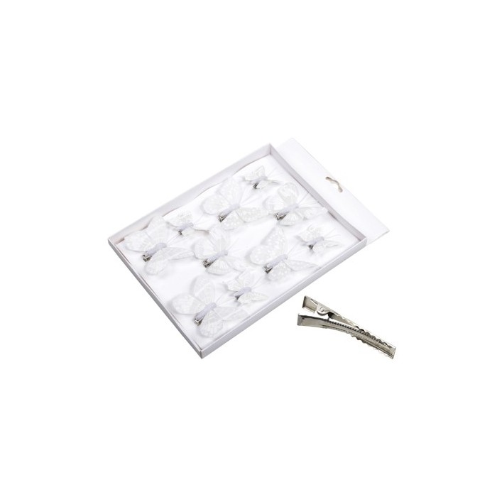 PAPALLONES CLIP BLANQUES 10 UNI