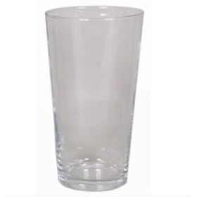 CRISTAL VASE CONICO D14 H25CM