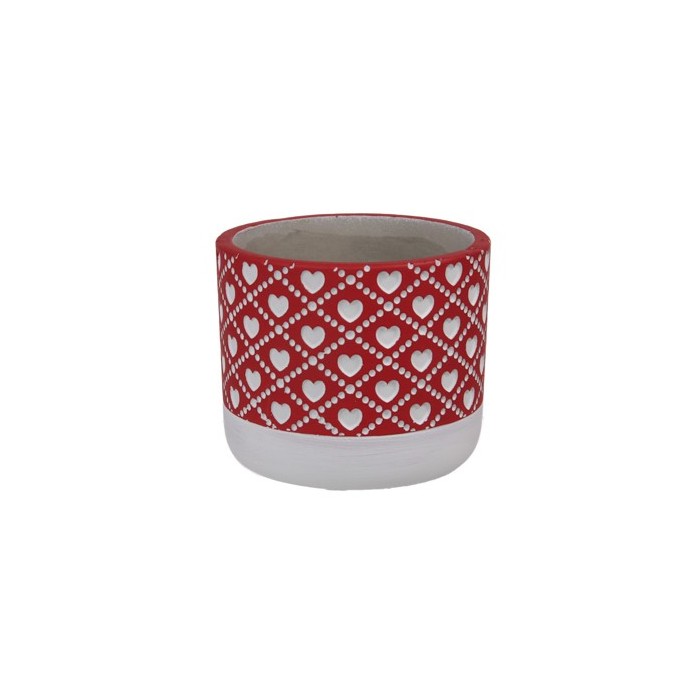 CERAMICA CIMENT CORS D10.5x9cm VERMELLA