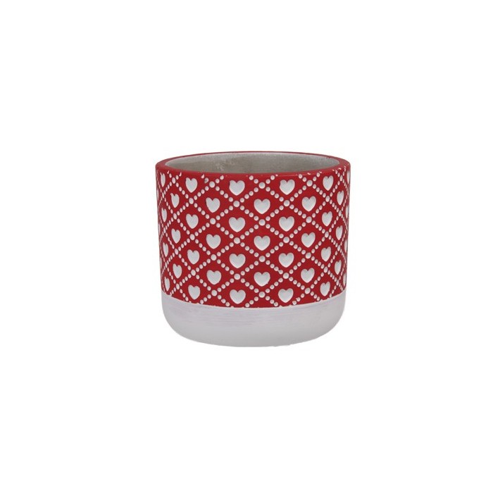 CERAMICA CIMENT CORS D12x10.5cm VERMELLA